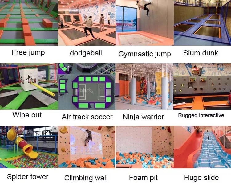 Wholesale Kids Paradise Area Sport Commercial Trampoline Park Equipment Price