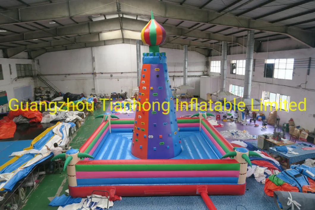 7X7m Giant Inflatable Climbing Wall for Kids and Adults