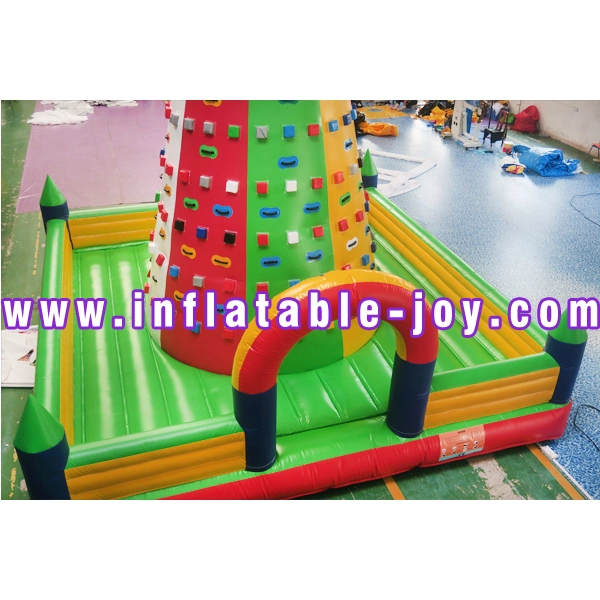 6X6m Square Outdoor Giant Inflatable Climbing Wall