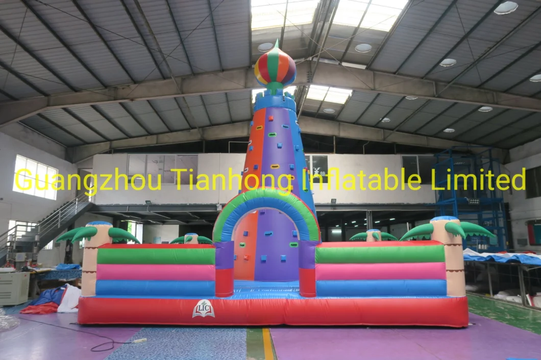 7X7m Giant Inflatable Climbing Wall for Kids and Adults