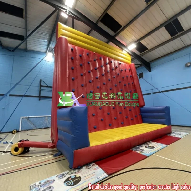 En14960 Approved Outdoor Inflatable Climbing Walls Sport Game 26FT Inflatable Rock Wall